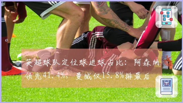 英超球队定位球进球占比：阿森纳领先41.4%，曼城仅15.8%排最后